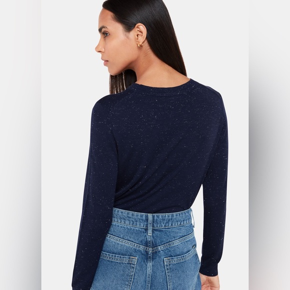 Whistles Annie Sparkle Crew Neck - Picture 2 of 16